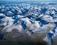 山脉高空摄影图片