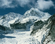 昆仑山雪景摄影图片