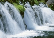 美丽的自然风景瀑布图片