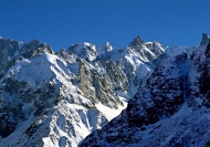 雪山峰图片