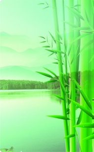 山水竹林图片