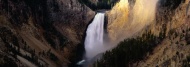 山谷瀑布图片