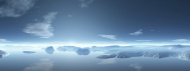 南极洲海洋山景图片