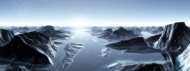南极洲河流山脉图片