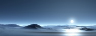 南极洲山景图片