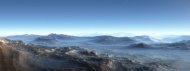 南极洲山脉图片