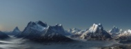 南极洲山脉奇观图片