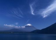 富士雪山图片