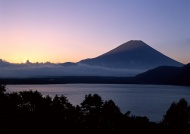 富士山山水图片
