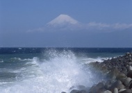 富士山海景图片