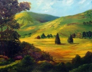 山景油画图片