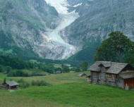 瑞士山间乡村图片