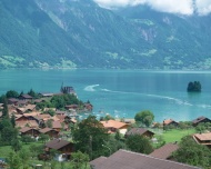 瑞士山水乡村图片