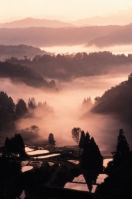 日本山景图片