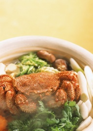 日式菜肴蟹汤图片