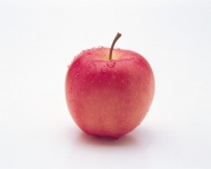 水灵的红苹果图片