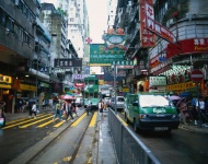 香港城市街道图片