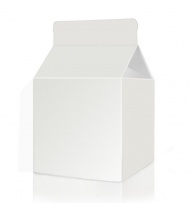 空白牛奶盒图片