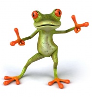 树蛙跳舞图片