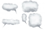 云状对话框图片