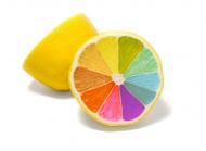 彩色创意柠檬图片