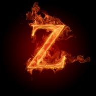 燃烧的Z字母图片