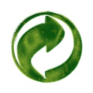 绿色箭头标志图片