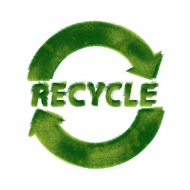 绿色循环标志图片