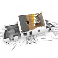 3D别墅建筑模型图片