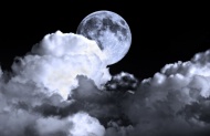 月亮天空美景图片