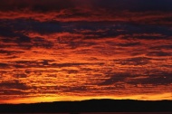 火烧云摄影天空美景图片