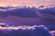 云层朝阳天空美景图片