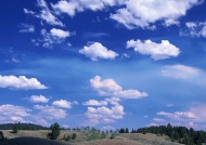 蓝天白云天空美景图片