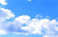 蓝天白云天空美景图片