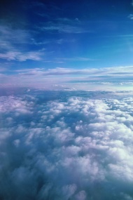 高空云层天空美景图片