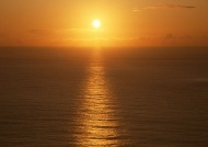 大海夕阳日落旅游风光摄影图片
