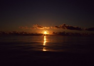 大海日落风景旅游风光摄影图片