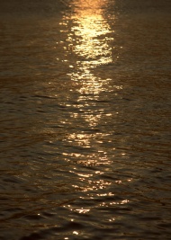 夕阳大海旅游风光摄影图片