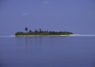 马尔代夫海岛晚霞旅游风光摄影图片