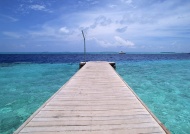 马尔代夫大海旅游风光摄影图片