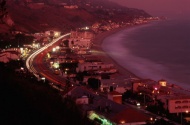 沿海旅游夜景旅游风光摄影图片