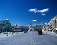 布达拉宫广场旅游风光摄影图片