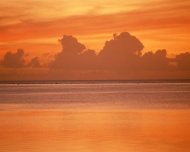 大海夕阳红大海风景风光图片