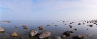 海岸海滩石头大海风景风光图片