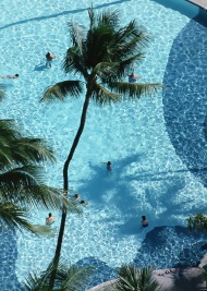泳池大海风景风光图片