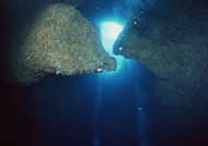 海底山洞大海风景风光图片