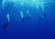 深海潜水大海风景风光图片